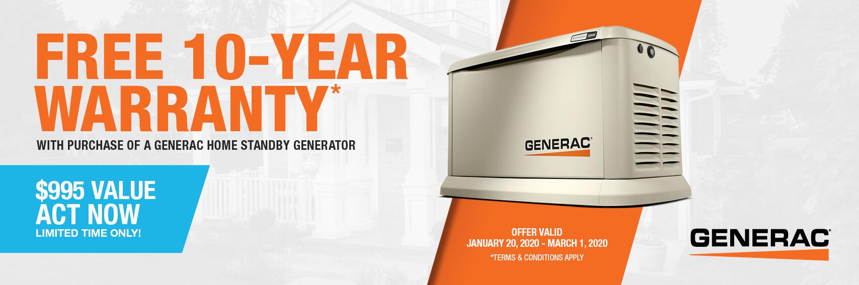 Homestandby Generator Deal | Warranty Offer | Generac Dealer | Hermon, ME